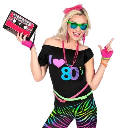 Camiseta I Love The 80's - XXL