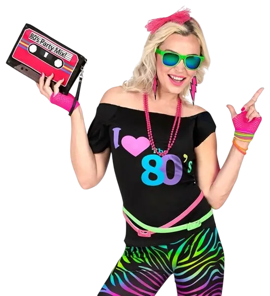 Camiseta I Love The 80's - S/M