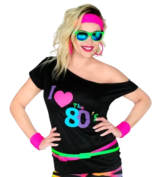 Camiseta I Love The 80's - S/M