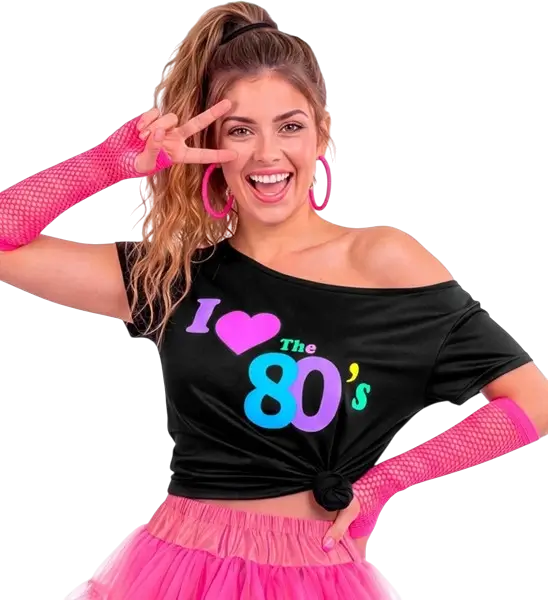 Camiseta I Love The 80's - S/M