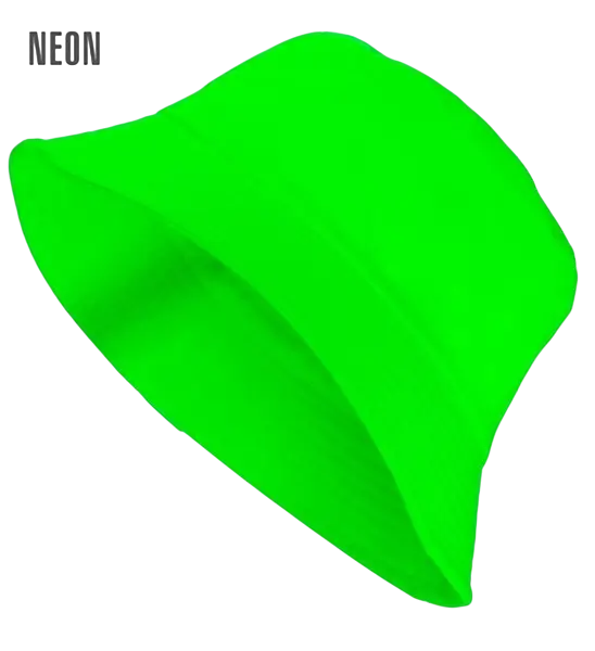 Gorro Bob verde fluorescente