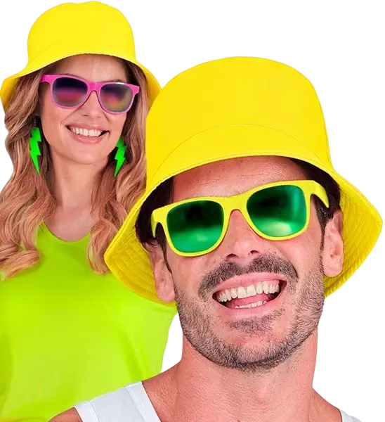 Gorro Bob amarillo fluorescente