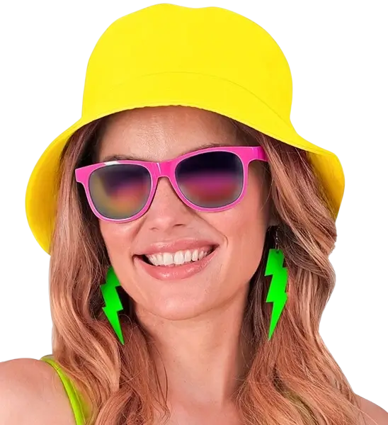 Gorro Bob amarillo fluorescente