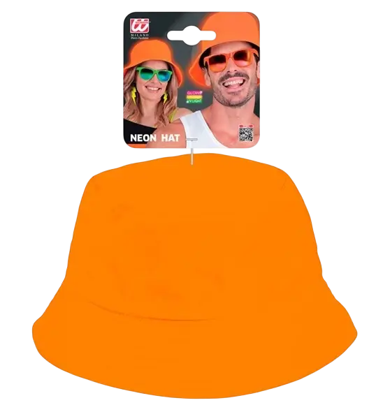 Gorro Bob naranja fluorescente