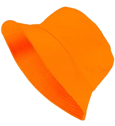 Gorro Bob naranja fluorescente