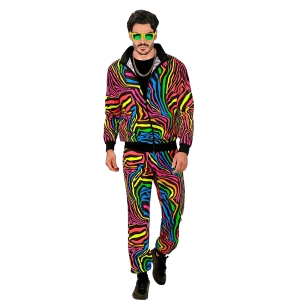 Chándal arco iris fluorescente - XL