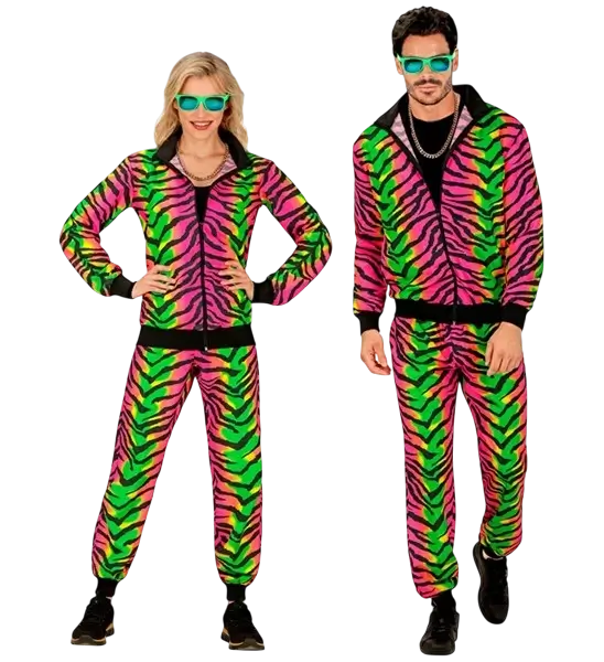Mono cebra fluorescente - L