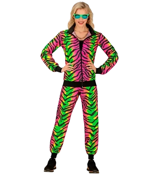 Mono cebra fluorescente - L