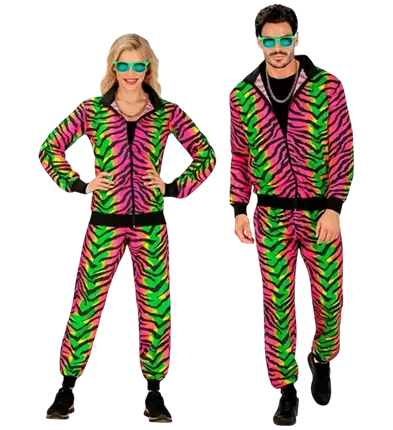 Mono cebra fluorescente - L