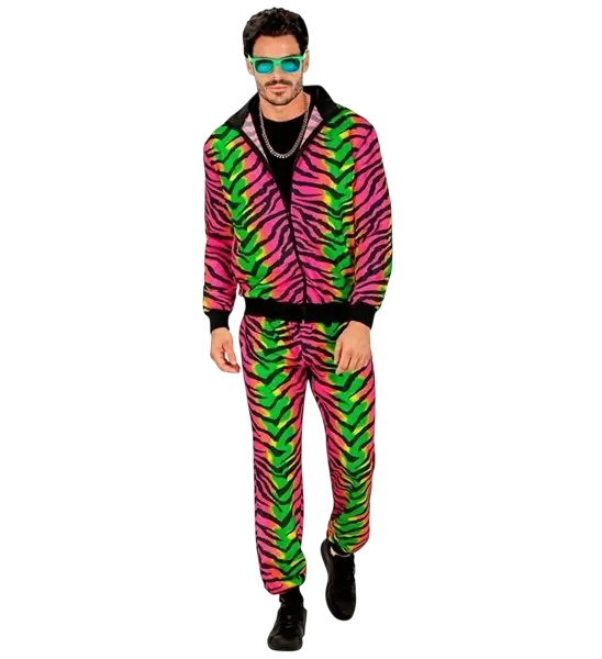 Mono cebra fluorescente - XL