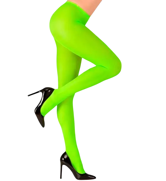 Medias grandes de color verde fluorescente