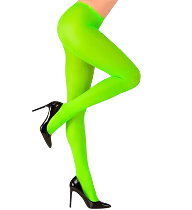 Medias grandes de color verde fluorescente