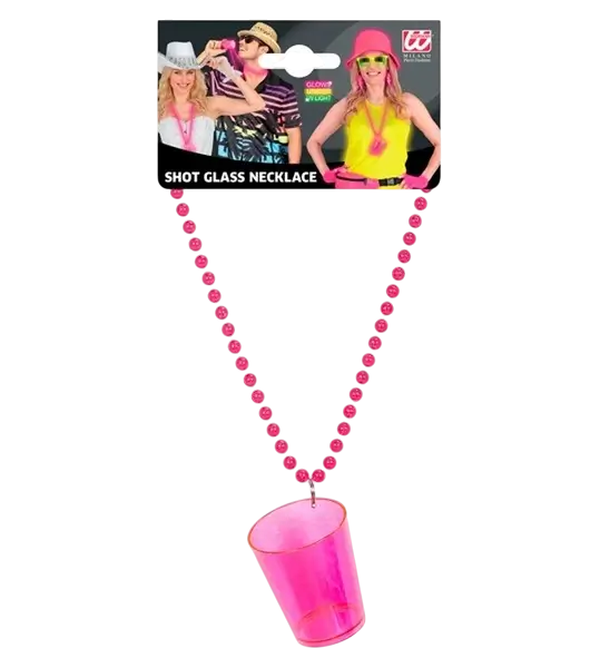Collar rosa fluorescente