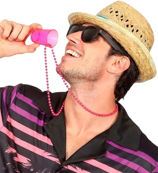 Collar rosa fluorescente