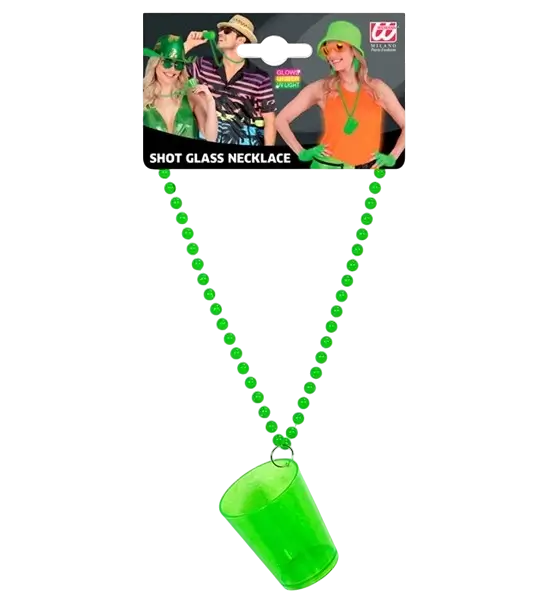Collar verde fluorescente