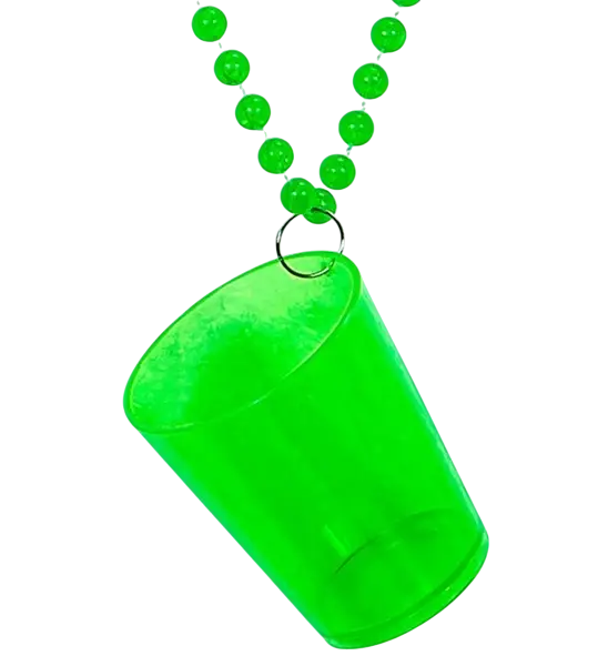 Collar verde fluorescente