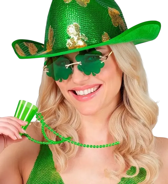 Collar verde fluorescente