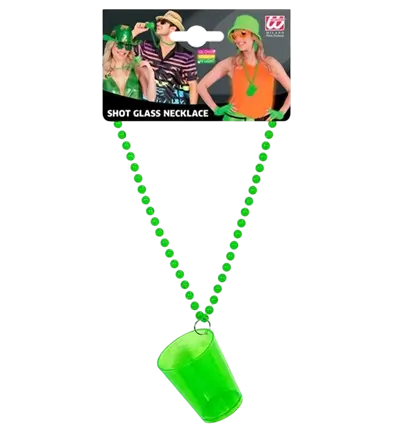 Collar verde fluorescente