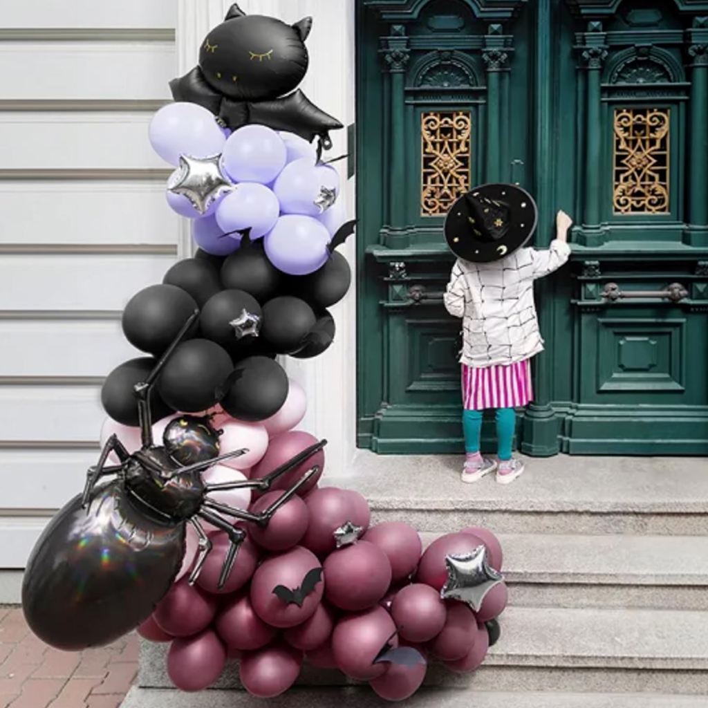 Guirnalda de globos de Halloween