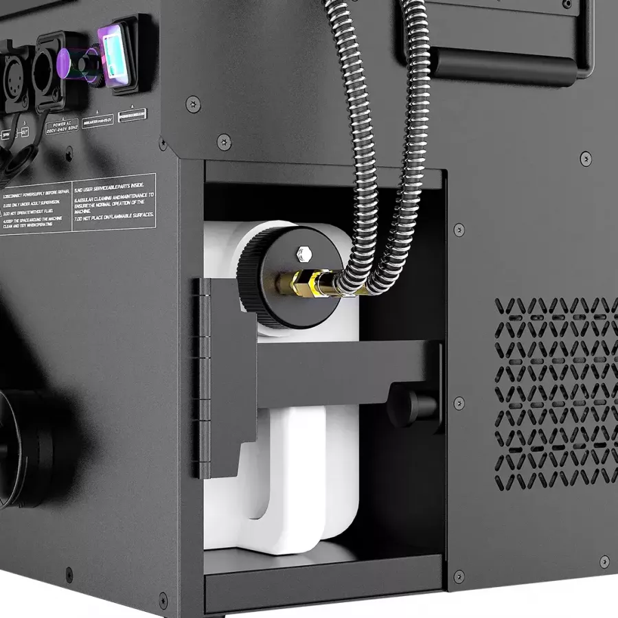 NOVA FOG JET - Máquina de niebla CO2 EFFECT, IP65 + LED 24x9W - Proyección 15 metros