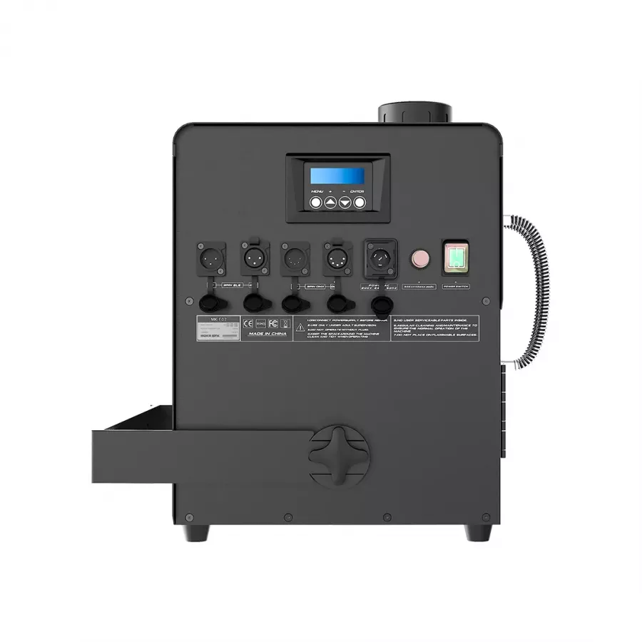 NOVA FOG JET - Máquina de niebla CO2 EFFECT, IP65 + LED 24x9W - Proyección 15 metros