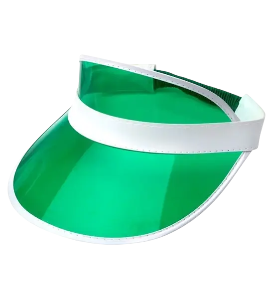 Gorra de pico verde