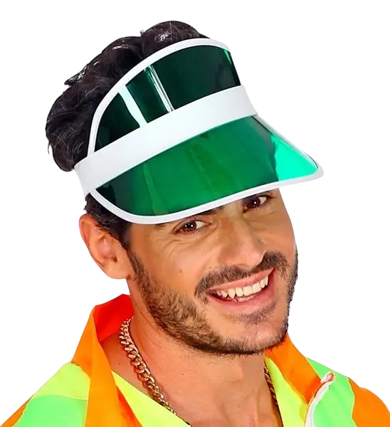 Gorra de pico verde