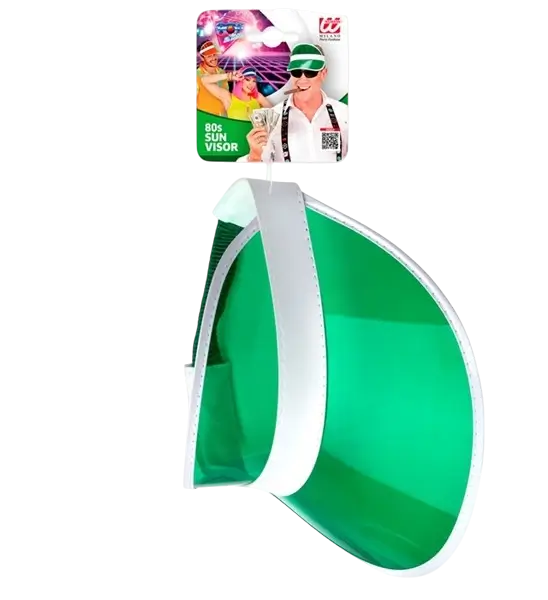 Gorra de pico verde