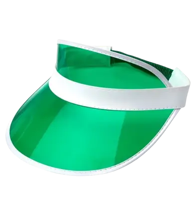 Gorra de pico verde