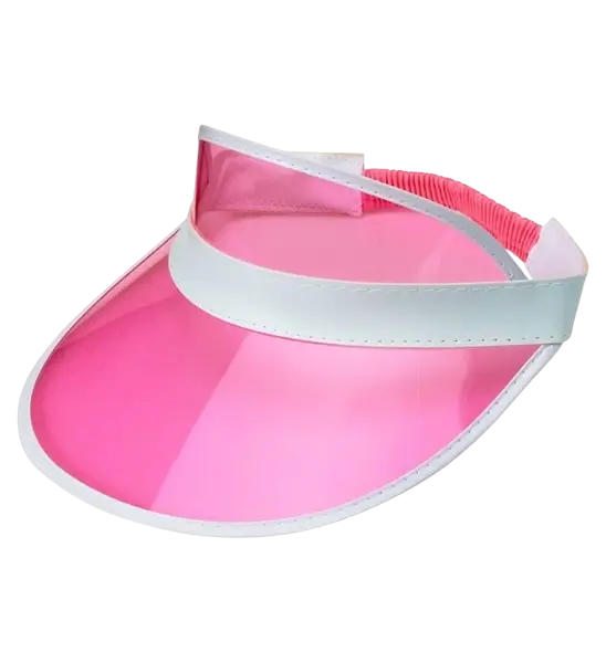 Gorra de pico rosa