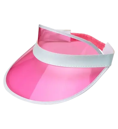 Gorra de pico rosa