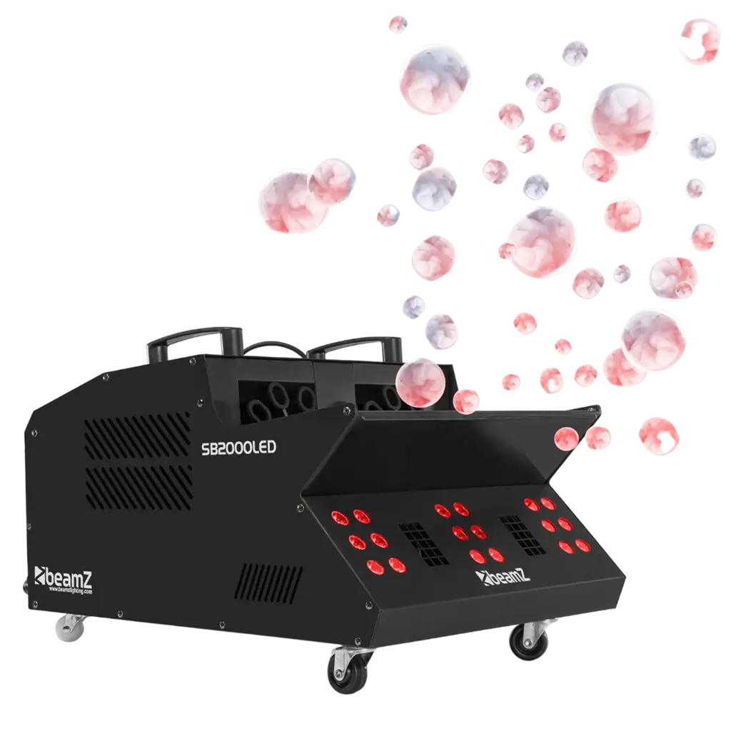 Beam Z - Máquina de burbujas de humo con doble LED - SB2000LED