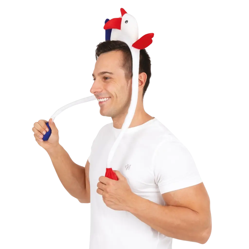 Diadema Coq Animé - azul, blanco, rojo - Supporter France