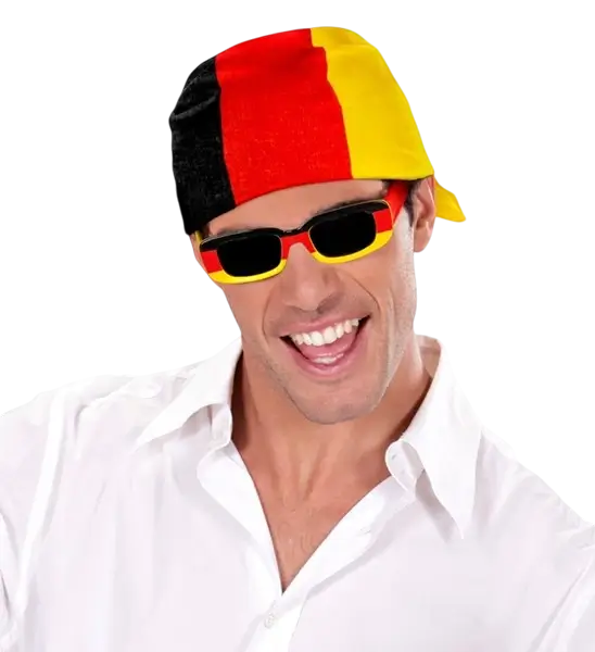 Bandana Alemania 55 cm en algodón - Supporter y disfraces