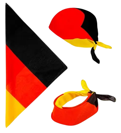 Bandana Alemania 55 cm en algodón - Supporter y disfraces
