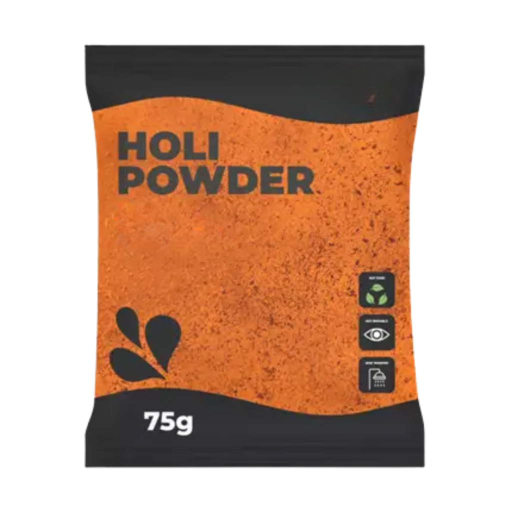 Polvo Holi NARANJA - Bolsa de 75 gramos