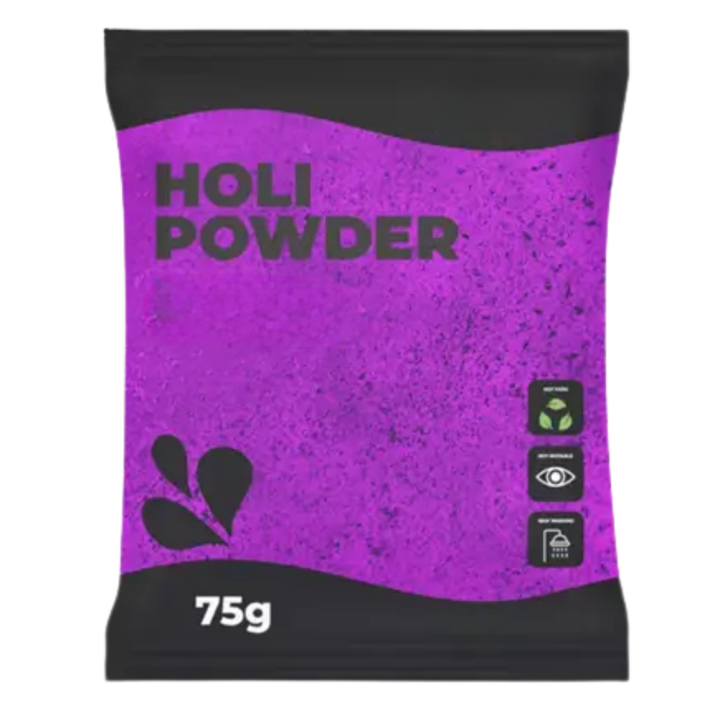 Polvo Holi VIOLETA - Bolsa de 75 gramos