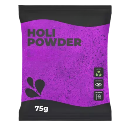 Polvo Holi VIOLETA - Bolsa de 75 gramos