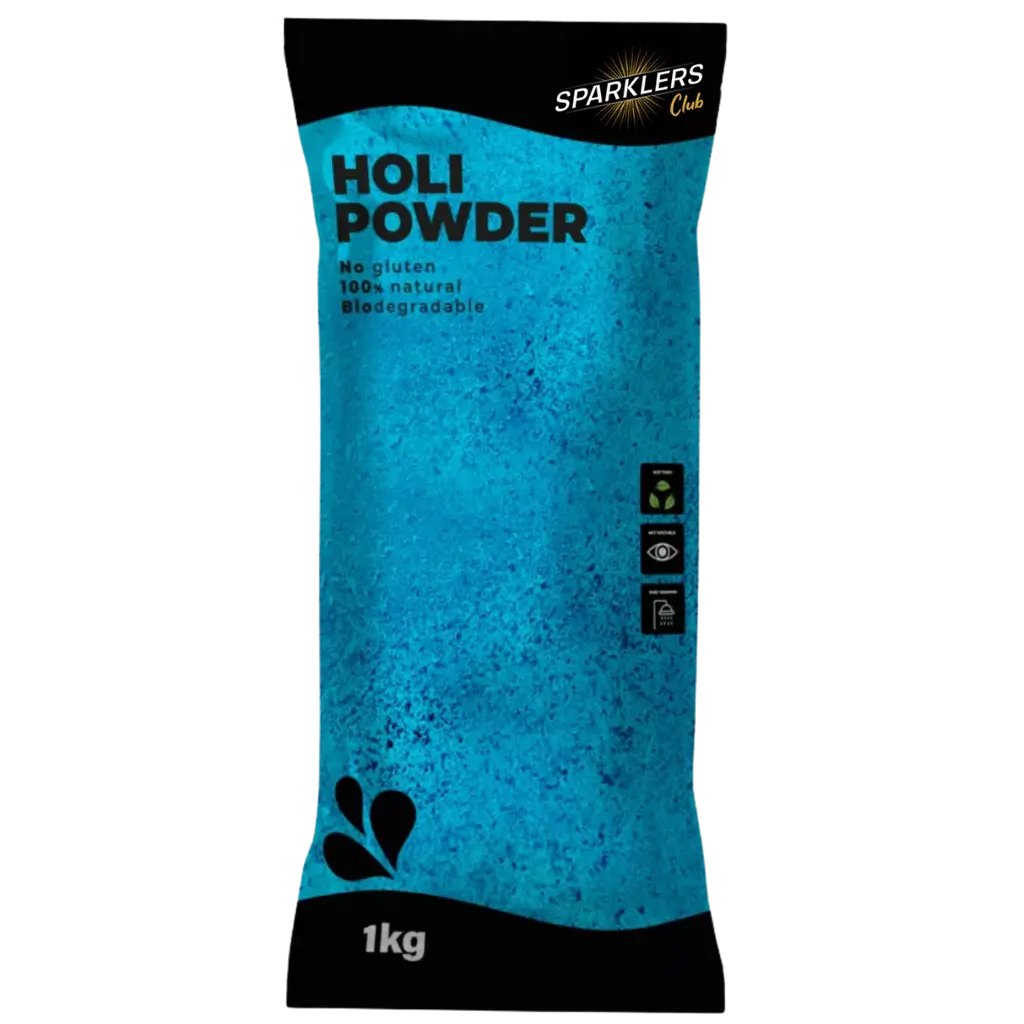 Polvo Holi azul - Bolsa de 1 kg