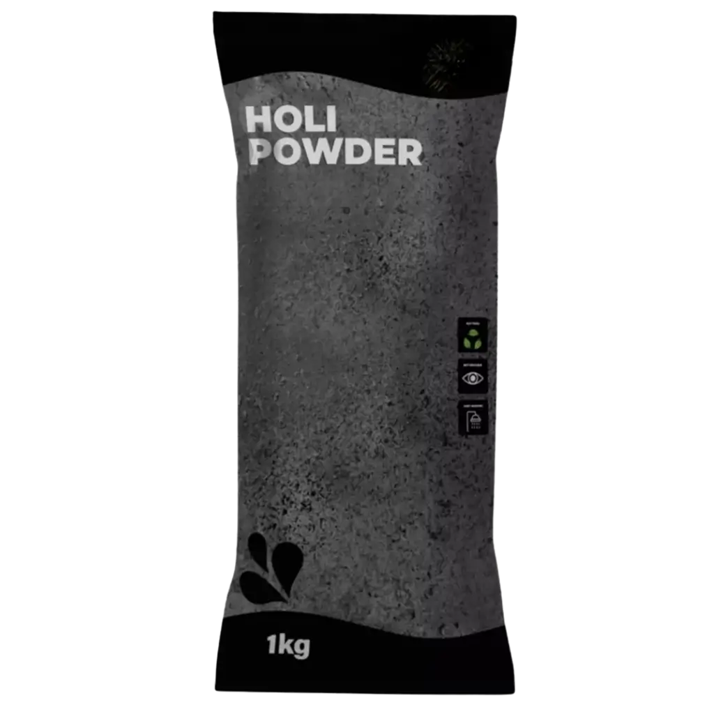 Polvo Holi negro - Bolsa de 1 kg