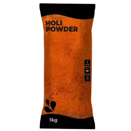 Polvo Holi naranja - Bolsa de 1 kg
