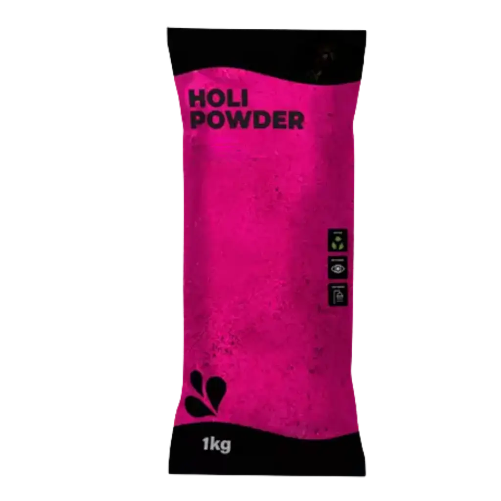 Polvo Holi rosa - Bolsa de 1 kg