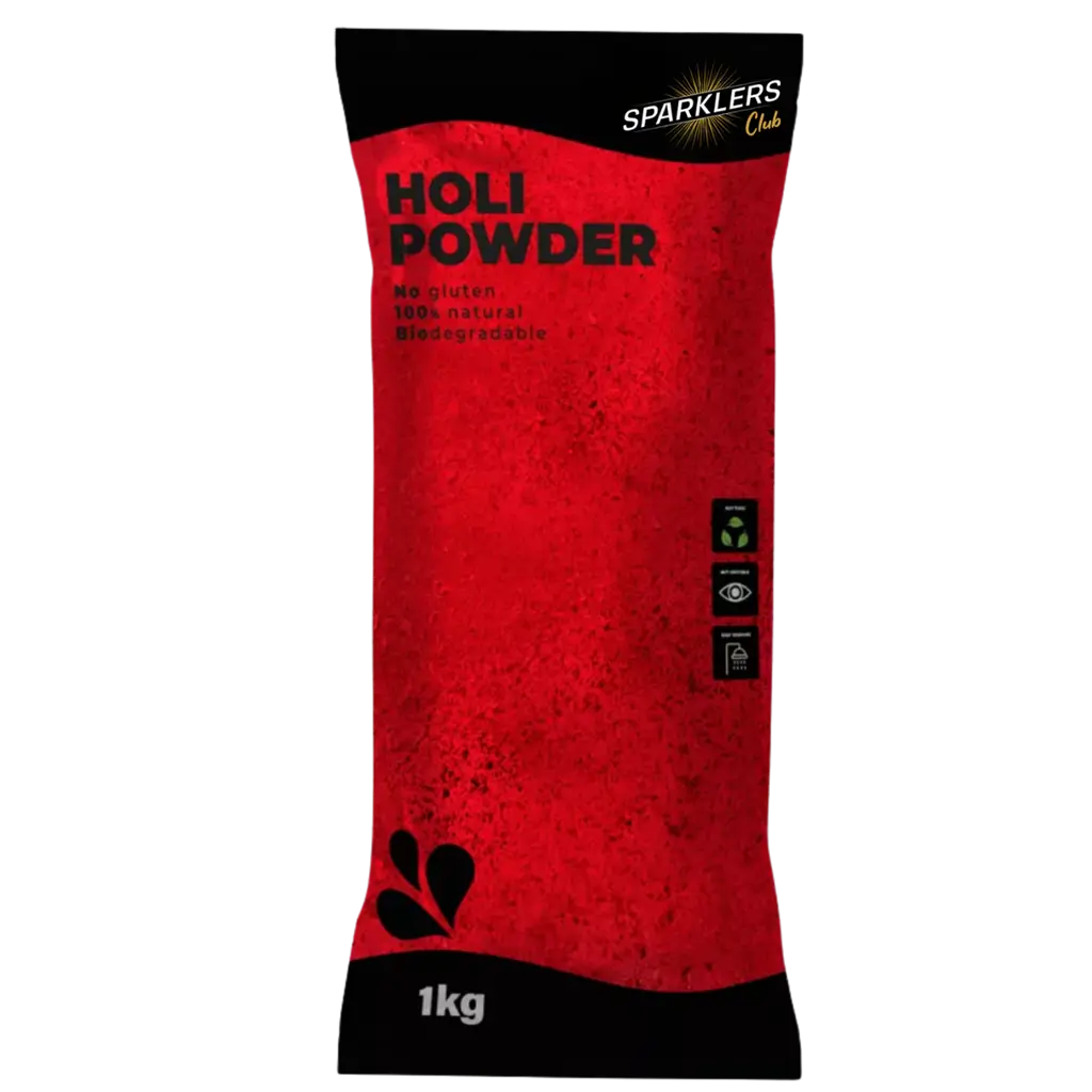 Polvo Holi rojo - Bolsa de 1 kg