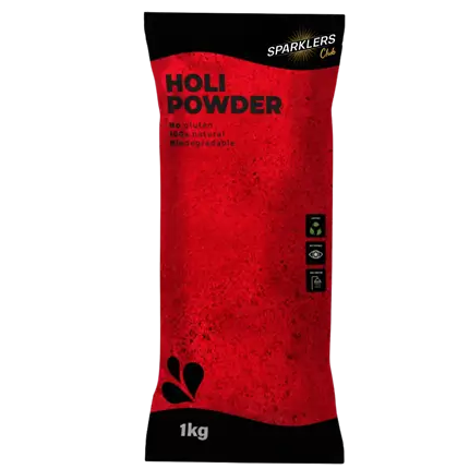 Polvo Holi rojo - Bolsa de 1 kg