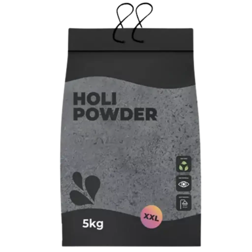 Polvo Holi NEGRO - Bolsa de 5 kg