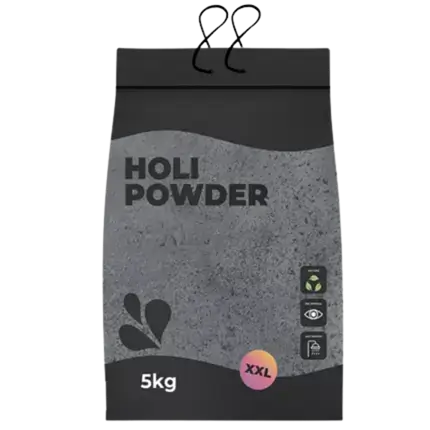 Polvo Holi NEGRO - Bolsa de 5 kg