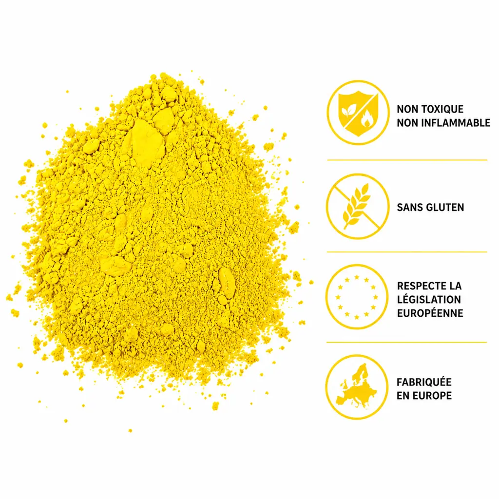 Extintor de polvo Holi amarillo - 5 kg
