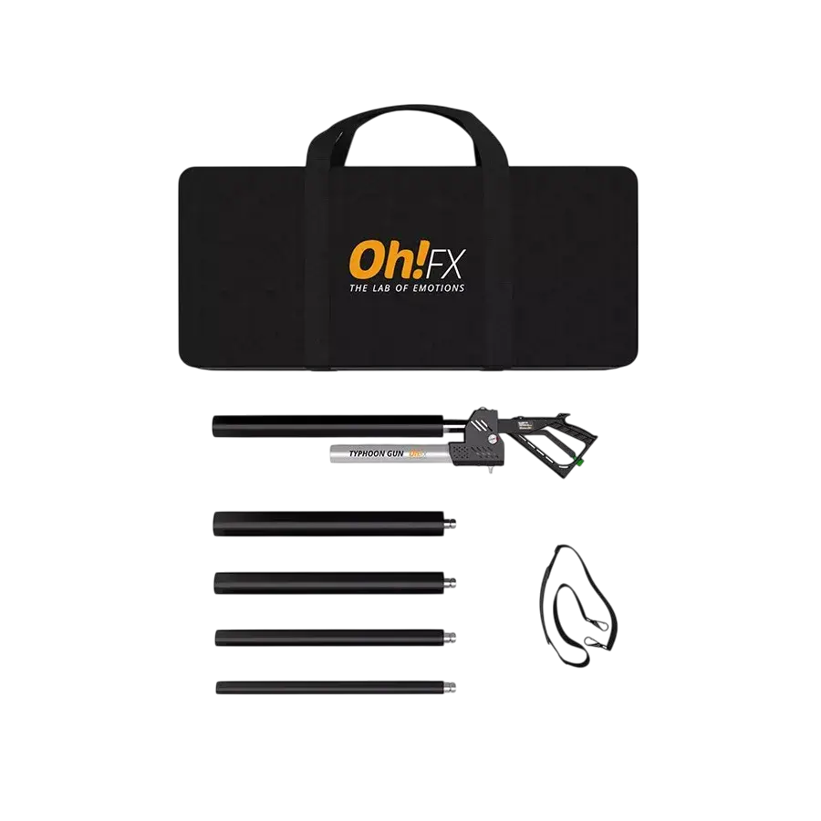 OhFx® TYPHOON GUN - Pistola para camisetas, confeti y polvo Holi