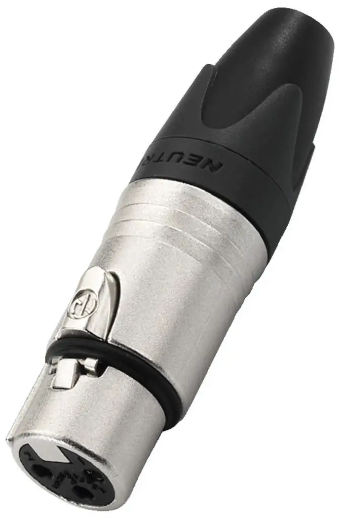 Conector XLR hembra, 3 polos - Marca Neutrik®