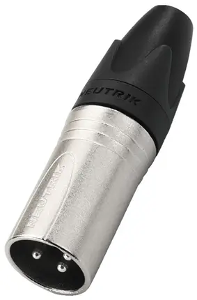 Conector XLR macho, de 3 polos - Marca Neutrik®